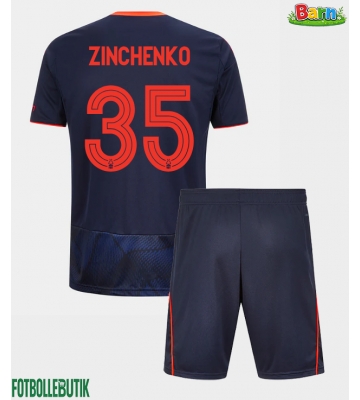 Nottingham Forest Oleksandr Zinchenko #35 Tredjeställ Barn 2025-26 Kortärmad (+ Korta byxor)